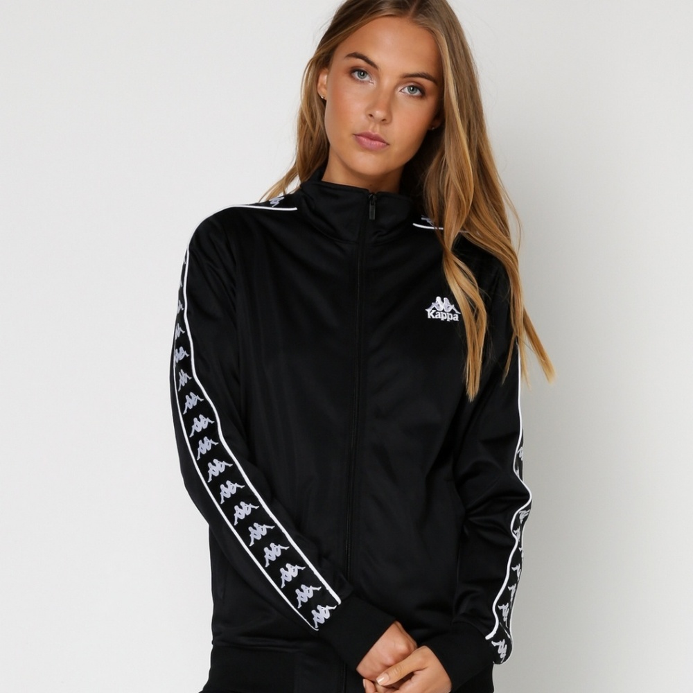 KAPPA Black Track Jacket - Medium
